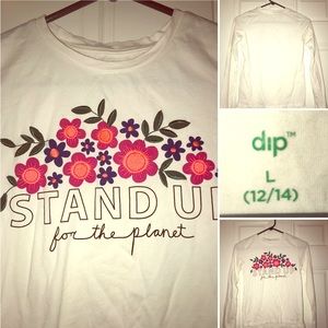 💕Stand up for the planet youth large long sleeve